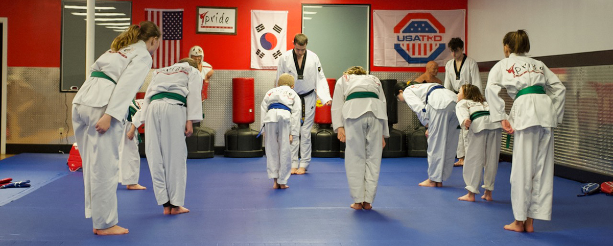 Students Bowing
