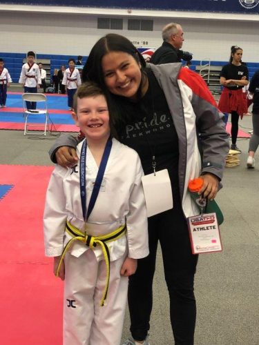 Image of Master Skye with a student
